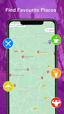 GPS Route Finder and Navigation android App screenshot 2